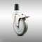 Service Caster 5 Inch 316SS Gray Poly Swivel 1-5/8 Inch Expanding Stem Caster Lock Brake SCC SCC-SS316TTLEX20S514-PPUB-158 - alternate 1